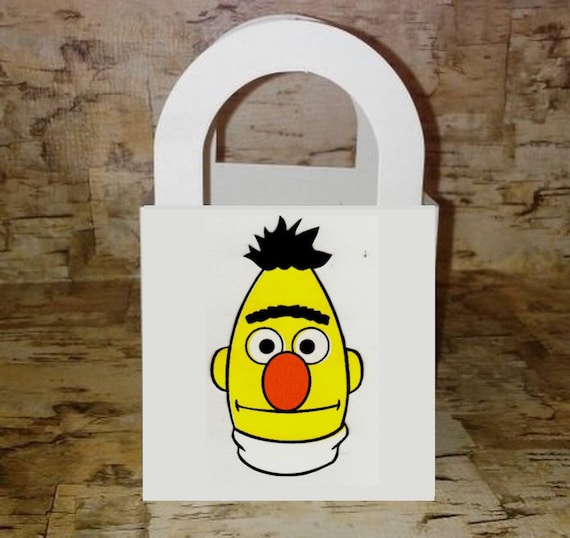 12 Sesame Street Bert Treat Favor Goodie Loot Candy Birthday Party Boxes Bags Baby Shower Il_570xn