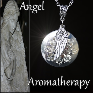Essential Oil Diffuser Flower Wing Necklace Young Living Doterra Aromatherapy