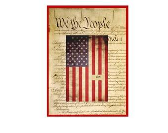 Patriotic greeting card