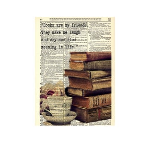 DIGITAL Vintage dictionary wall art