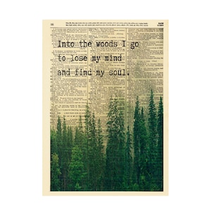 digital dictionary wall print