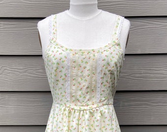 Vintage Gunne Sax Style Pink Flower Peasant Floral 1970s 70s Dress - Etsy