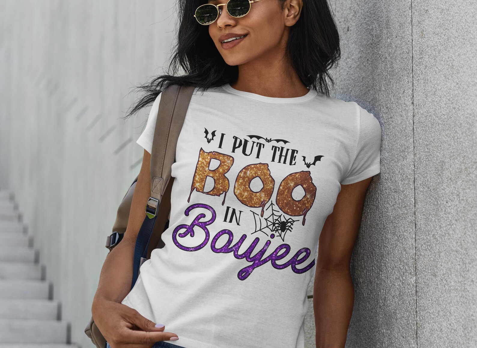 I Put The Boo In Boujee Shirt Halloween Shirt Halloween | Etsy