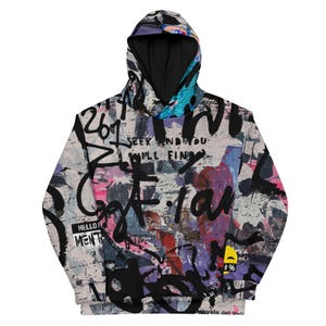 Graffiti Print Streetwear Unisex Hoodie