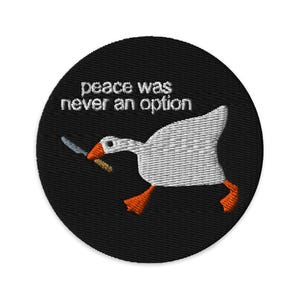 Whimsical Iron-On Patches for Creative Jackets, Fun DIY Embellishments for Bags, Unique Gifts for Goose Lovers, Funny Decor for Clothing