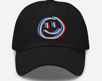 3D SMILEY Dad hat