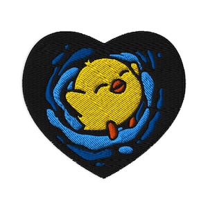 Baby Duck Splash Embroidered patches