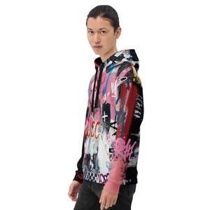 Street Art Graffiti Print Streetwear Unisex Hoodie