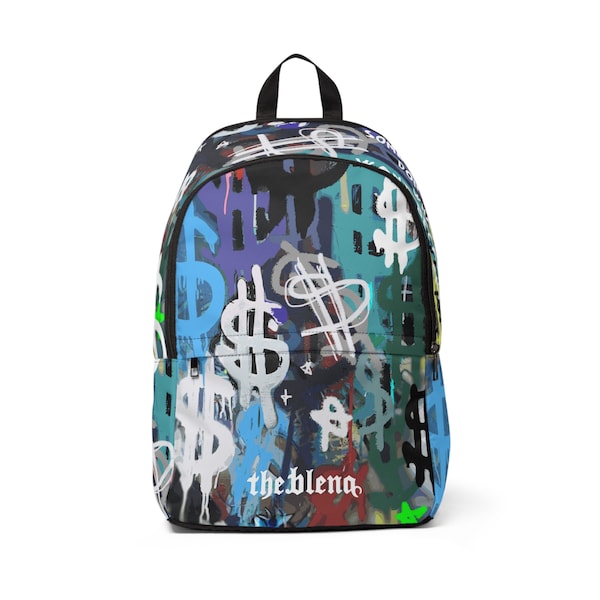 THEBLENQ GRAFFITI DOLLAR Sac à dos en tissu unisexe