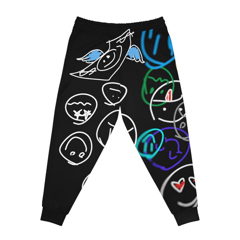 EMO PRINT DISPERSED Los Angeles Premium Joggers by the blenq image 2
