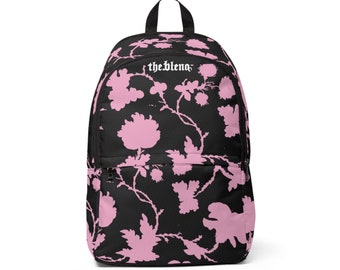 THEBLENQ FLORAL Unisex Fabric Backpack