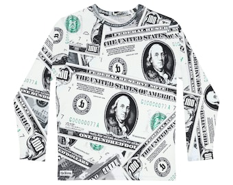 THEBLENQ ALL OVER 100 Print Men's Long Sleeve T Shirt