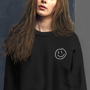 SMILEY STITCHED Unisex Sweatshirt