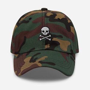 Skull Bones Gestickte Dad Mütze