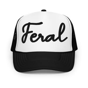 Feral Vintage Embroidered Foam trucker hat