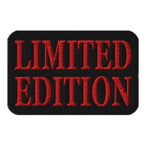 Patches bordados de edição limitada