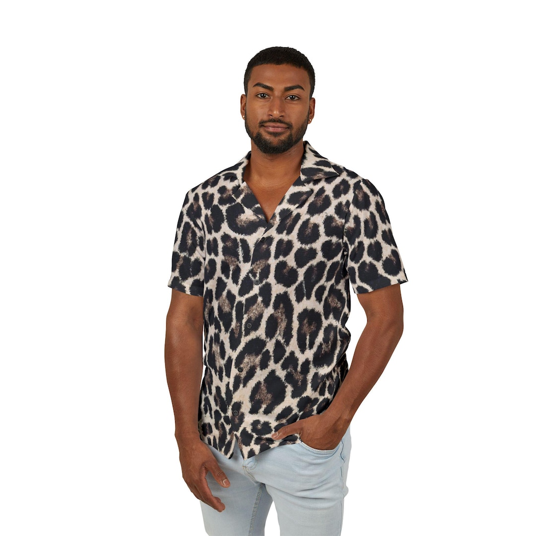 Tropical Bird Hawaiian Print Men's Leggings