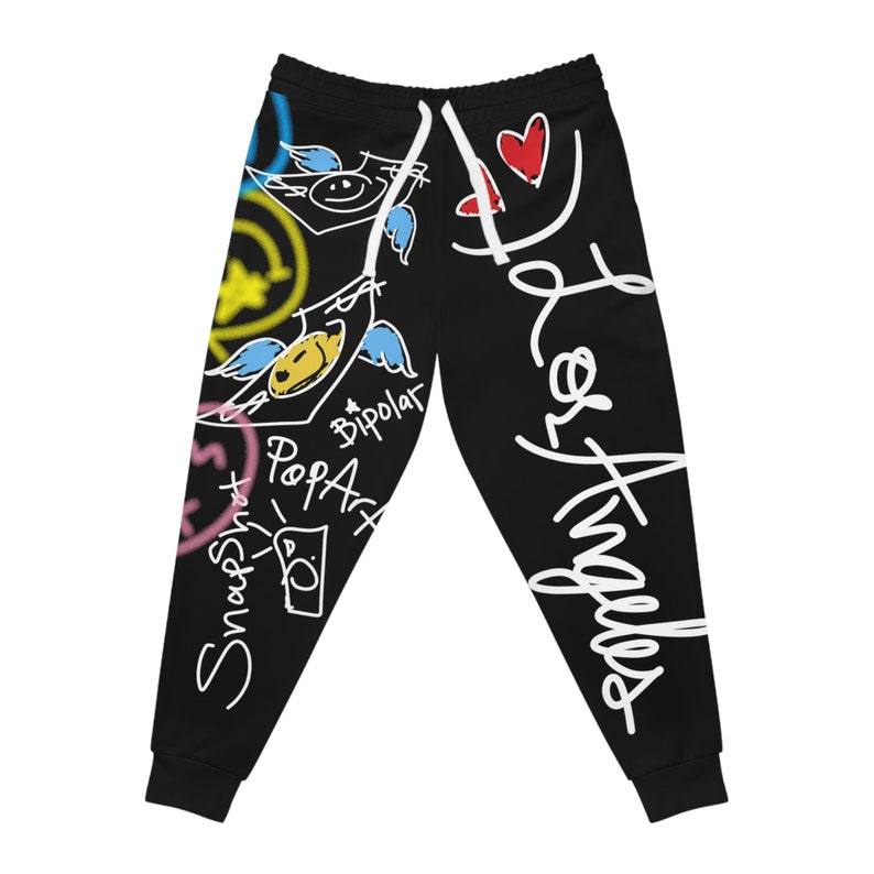 EMO PRINT DISPERSED Los Angeles Premium Joggers by the blenq image 8