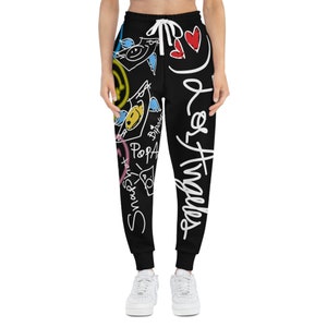 EMO PRINT DISPERSED Los Angeles Premium Joggers by the blenq image 5