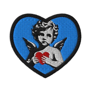 Angel Heart Embroidered patches
