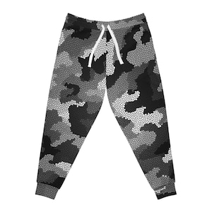 Hologram Camo Athletic Joggers, Workout Sweatpants, Sporty Lounge Pants, Running Leggings, Fitness Bottoms