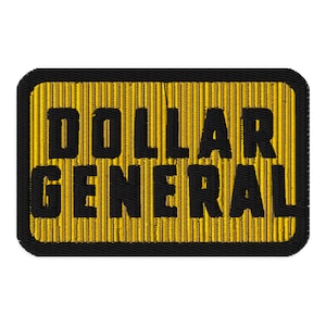 DOLLAR STORE Embroidered patches