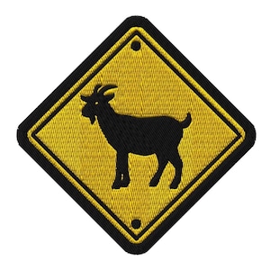 GOAT Ahead Embroidered patches