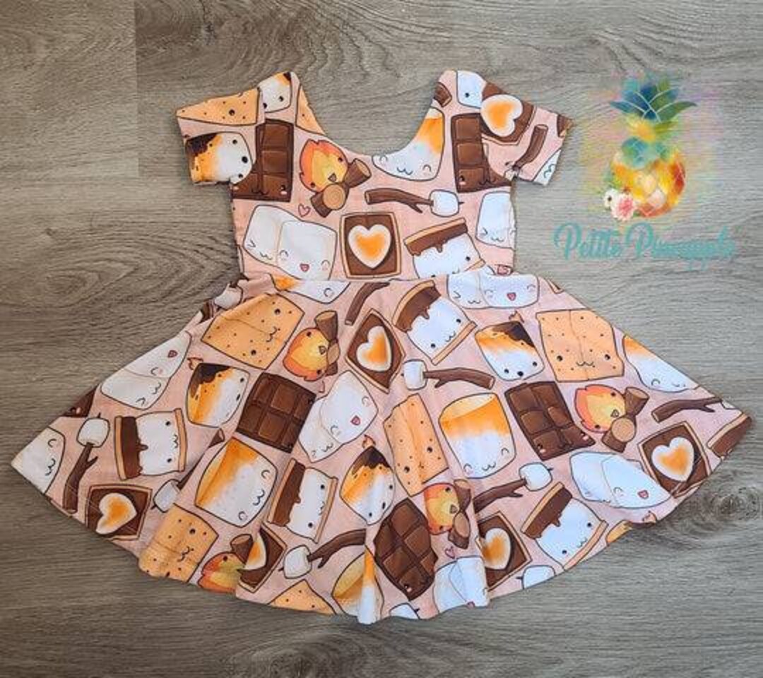 Smores Dress Smores Outfit Camping Dress Camping Outfit Smores Birthday