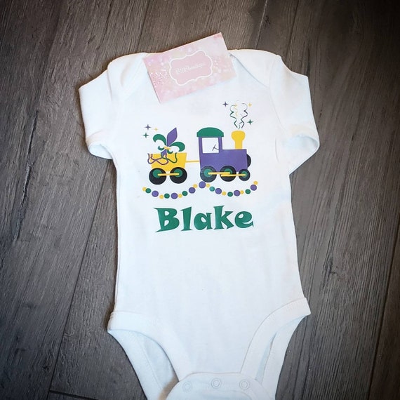 baby mardi gras onesie