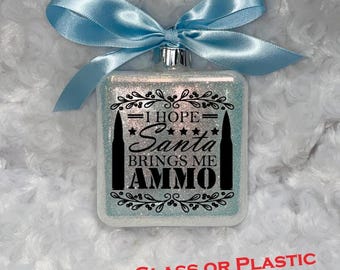 Gun, Pistol, Ornament, Gun Ornament, Military, Tactical,Christmas Ornament, Pew Pew, Personlized Christmas ornament,