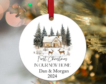 First Christmas in a New Home Ornament, Housewarming Gift, Personalized New Home Ornament, First Xmas in New Home Ornament, New Home Gift
