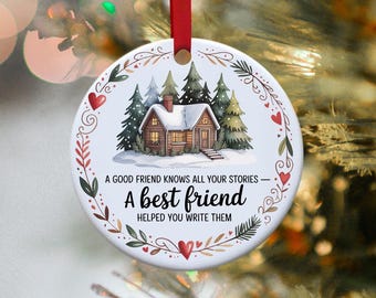 Ornament for Best Friends, Best Friend Gift, Personalized Christmas Ornament, Funny ornament for best friend, BFF, Gift For Best Friend,