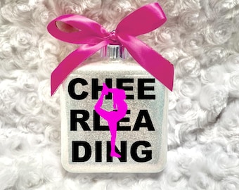 Cheerleader Ornament, Personalized Cheer Ornament, Custom Cheerleader Christmas Ornament, Team Cheer Gift, Ornament for Cheerleader, Cheer