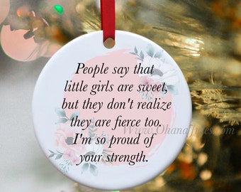 Son, Daughter, Ornament, Personalized, Family, Holiday Decore, Christmas Tree, Personalized Ornament