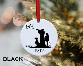 Hunting Ornament, Bird dog, pheasant Hunting, duck hunting, Christmas Ornament, Personalized, Camo,pheasant