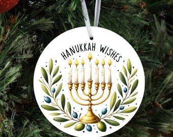 Hanukkah Ornament, 1st Hanukkah Ornament, Our first Chanukah, 1st Chanukah, Hanukkah Ornament, Christmas Ornament, Gifts for Hanukkah