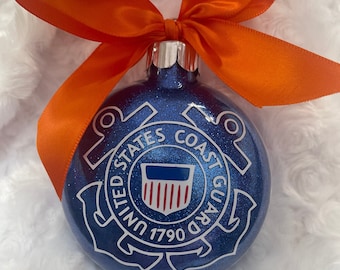 Coast Guard Ornament,  Coastie, Coast Guard, Coast Guard Ornament, Personalized Ornament, Coastie