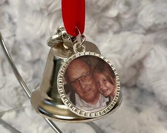 Custom Memorial Christmas Ornament, A Piece Of My Heart Is In Heaven Ornamentl, Sympathy Gift, Christmas Memorial Ornament Gift