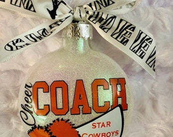 Cheer Coach Ornament Etsy