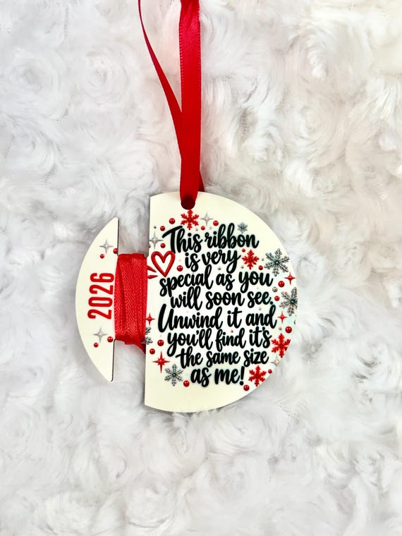 Personalized Grandparent Christmas Ornament, Grandchild Keepsake, Child Height Ornament, Kids Christmas Gift, Grandma Grandpa Gift 2026