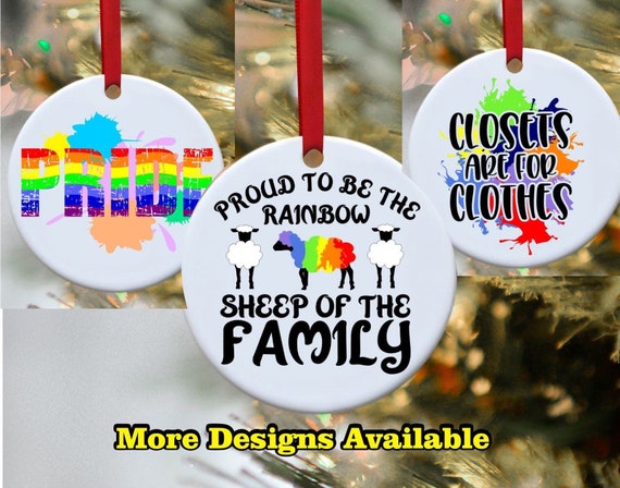 LGBT, Straight pride, Pride, Rainbow, Gay, Lesbain, ornament, Persoanlized ornament. Love is Love, Mr and Mr. Miss and Miss, Proud