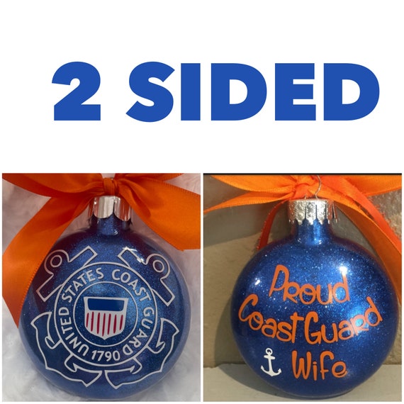 Coast Guard Ornament,  Coastie, Coast Guard, Coast Guard Ornament, Personalized Ornament, Coastie