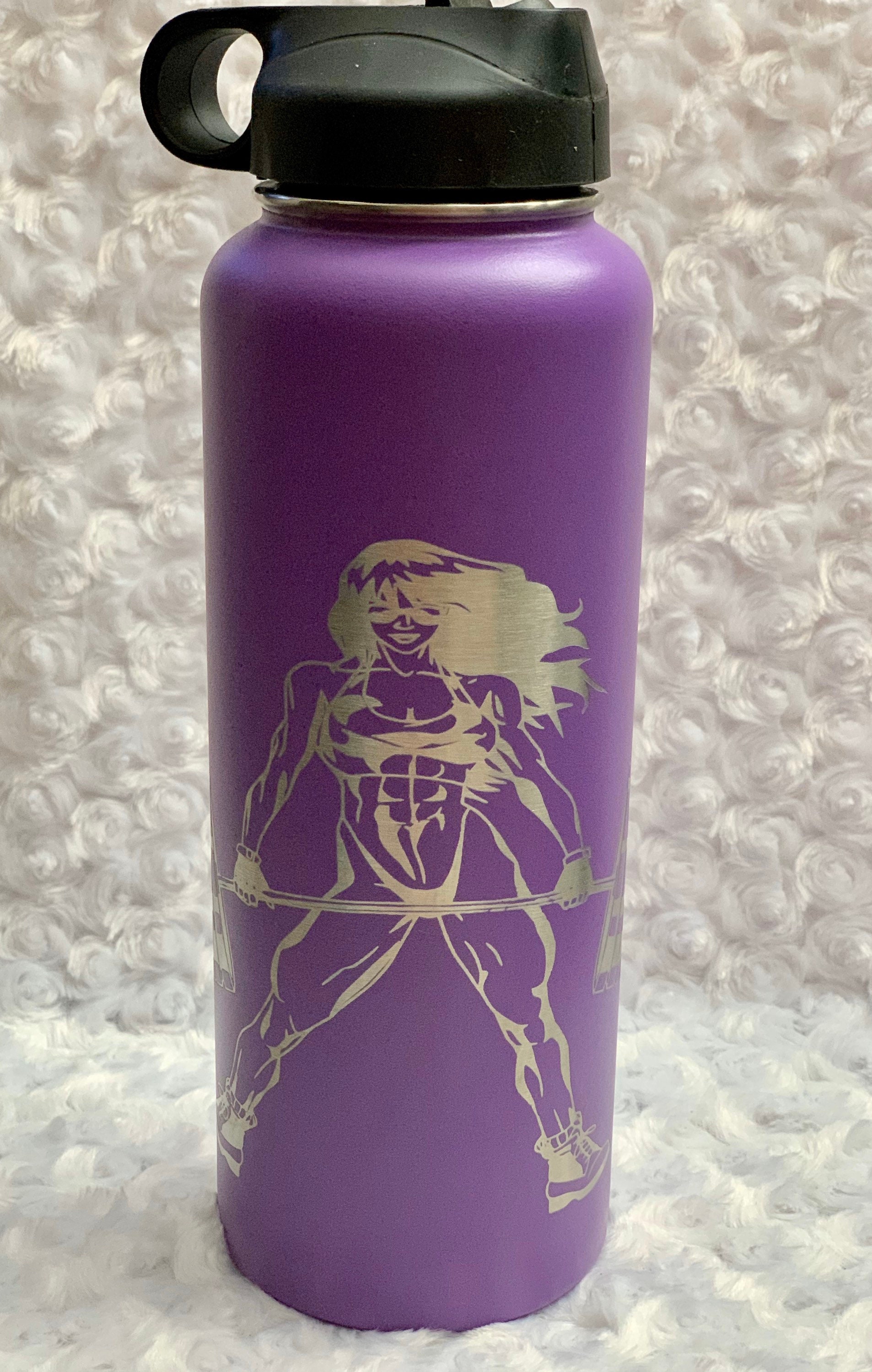 Gym, weightlifting, muscles, tumbler, flask, water, stainless tumbler