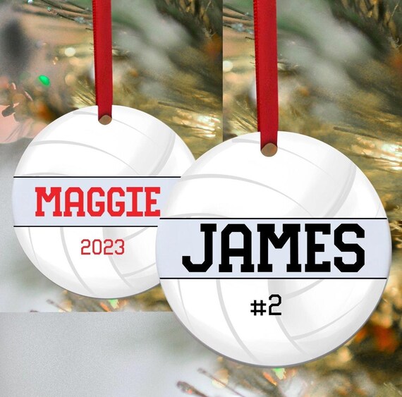 VolleyBall Ornamrnt, Gifts for VolleyBall player, Personalized Ornament, Sports Ornaments, Christmas Ornaments, Personalized Decor,Christmas