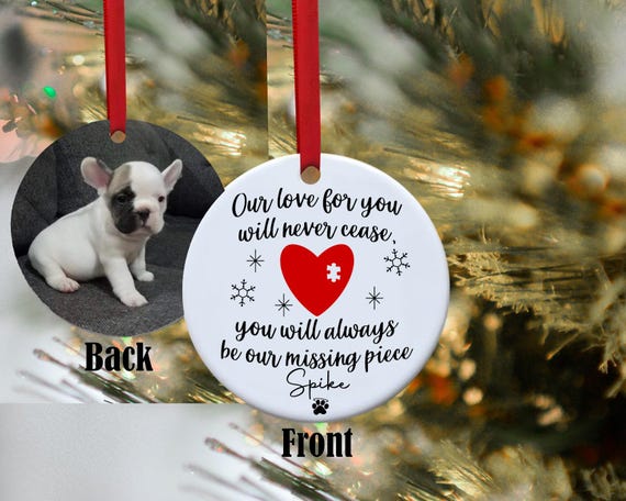 Pet Loss, Dog Ornaments, Pet Memory, Wings were ready, Paw prints on my heart ,Ceramic Ornament, Personalized ornament, Pet Memorial