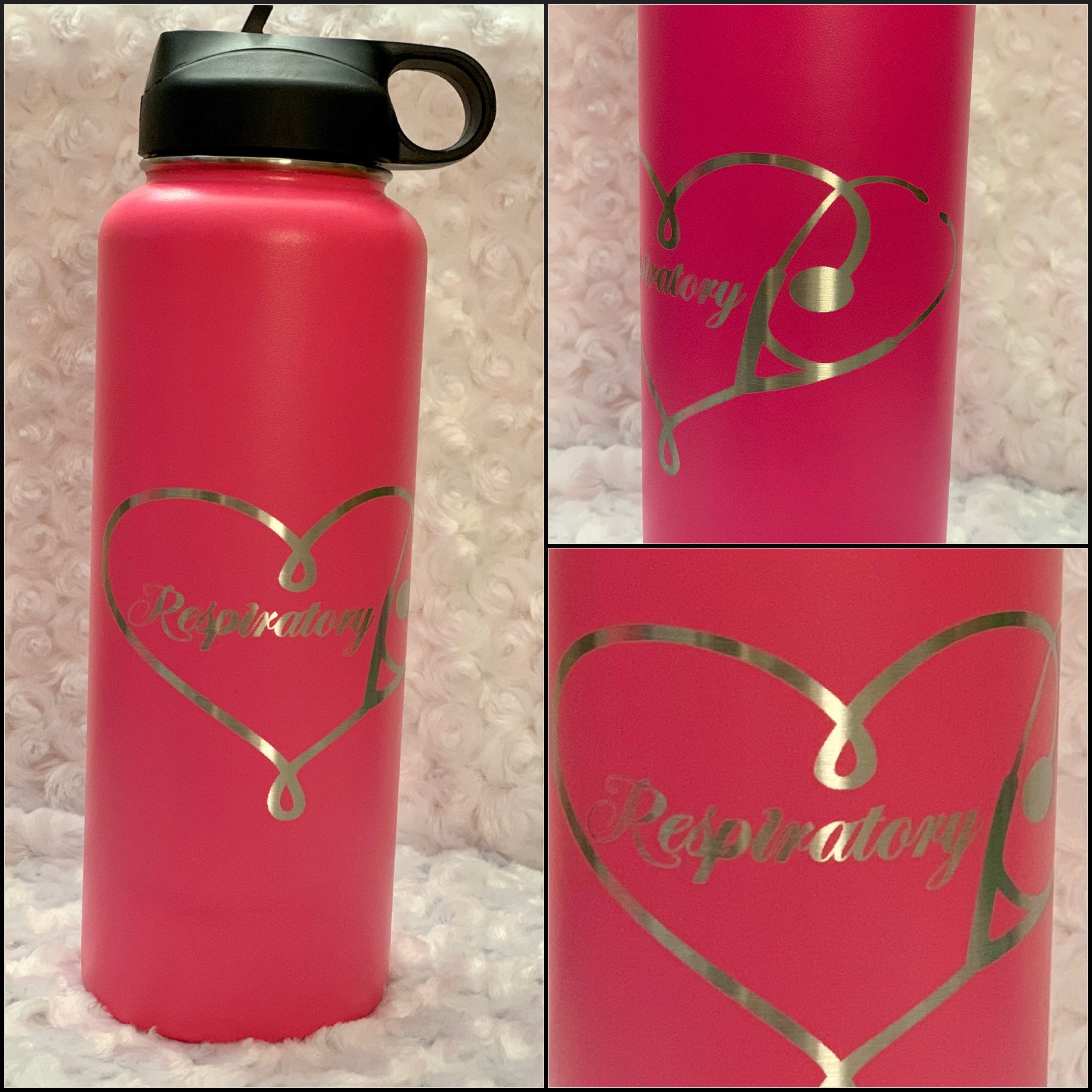 Nurse, Aloha, Hydro, Water Flask, Water Bottle, Hawaiian, Personalized
