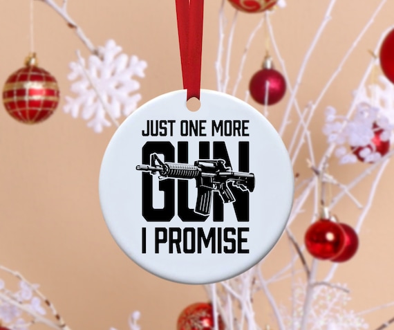 Gun Ornament , Pistol, Ornament, Gun Ornament, Military, Tactical, Christmas tree ornamnet, Hunters ornament, Gift for hunter