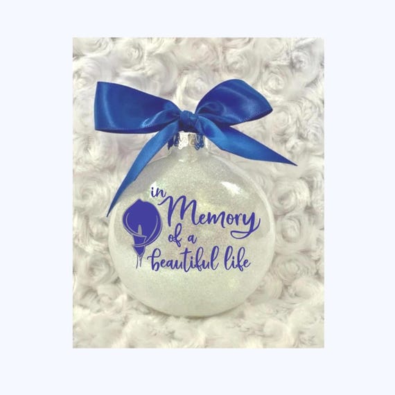 Memorial ornament, In memory ornament, Personalized memorial gift, Ornament, Remembrance ornament, Sympathy gift, Custom memorial ornament