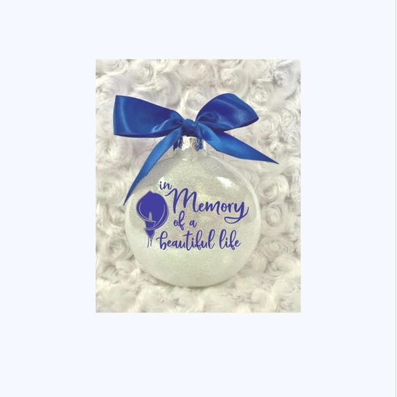 Memorial ornament, In memory ornament, Personalized memorial gift, Ornament, Remembrance ornament, Sympathy gift, Custom memorial ornament