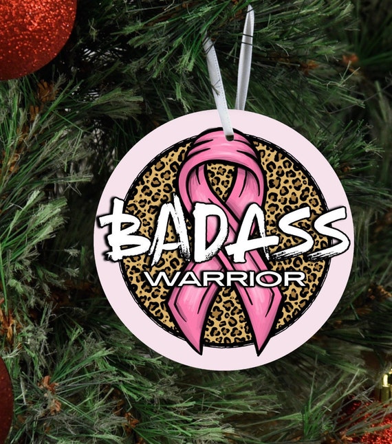 Breast Cancer ornament  , Glass Ornament, Ornament, Survivor, Christmas, Cancer Survivor, Breast Cancer Awareness, personalized ornament